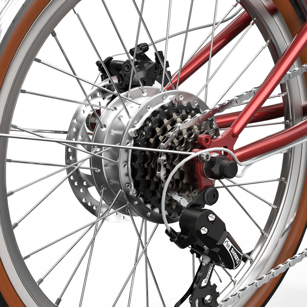 ONESPORT OT02 PRO 20" Vélo électrique pliant 250W moteur 36V 5.2Ah Batterie