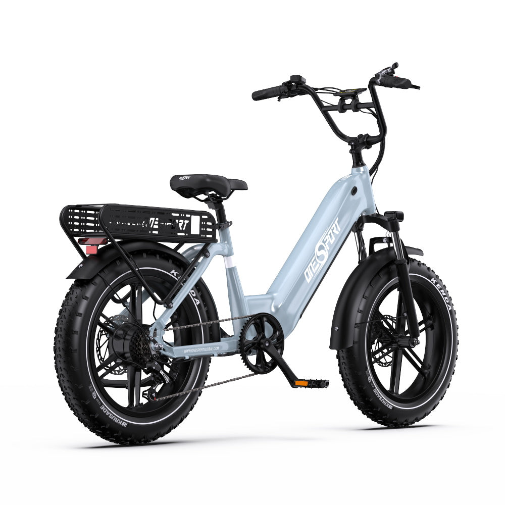 ONESPORT OT08 Vélo Électrique Tout-Terrain 20" Pneus Surdimensionnés Moteur 500W 48V 18Ah Batterie