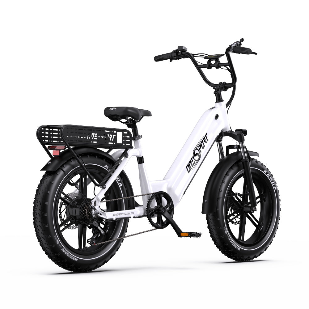 ONESPORT OT08 Vélo Électrique Tout-Terrain 20" Pneus Surdimensionnés Moteur 500W 48V 18Ah Batterie