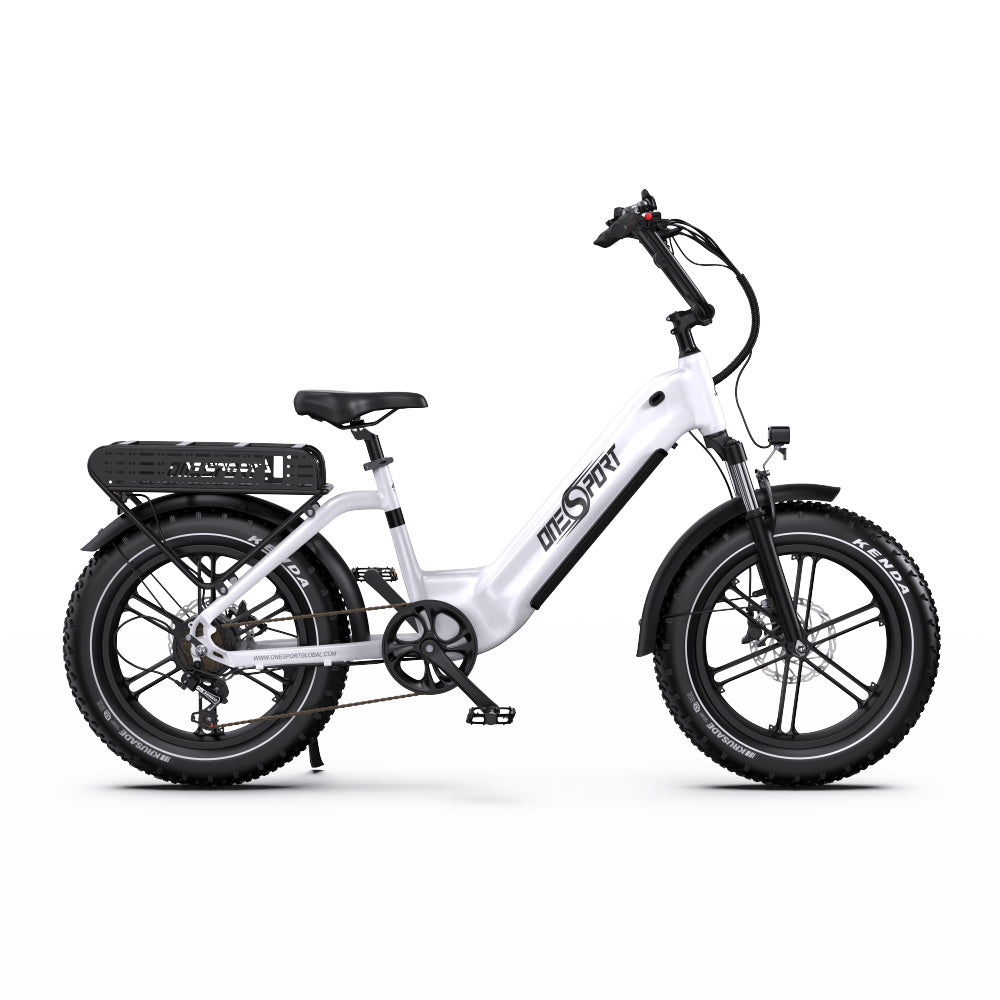 ONESPORT OT08 Vélo Électrique Tout-Terrain 20" Pneus Surdimensionnés Moteur 500W 48V 18Ah Batterie