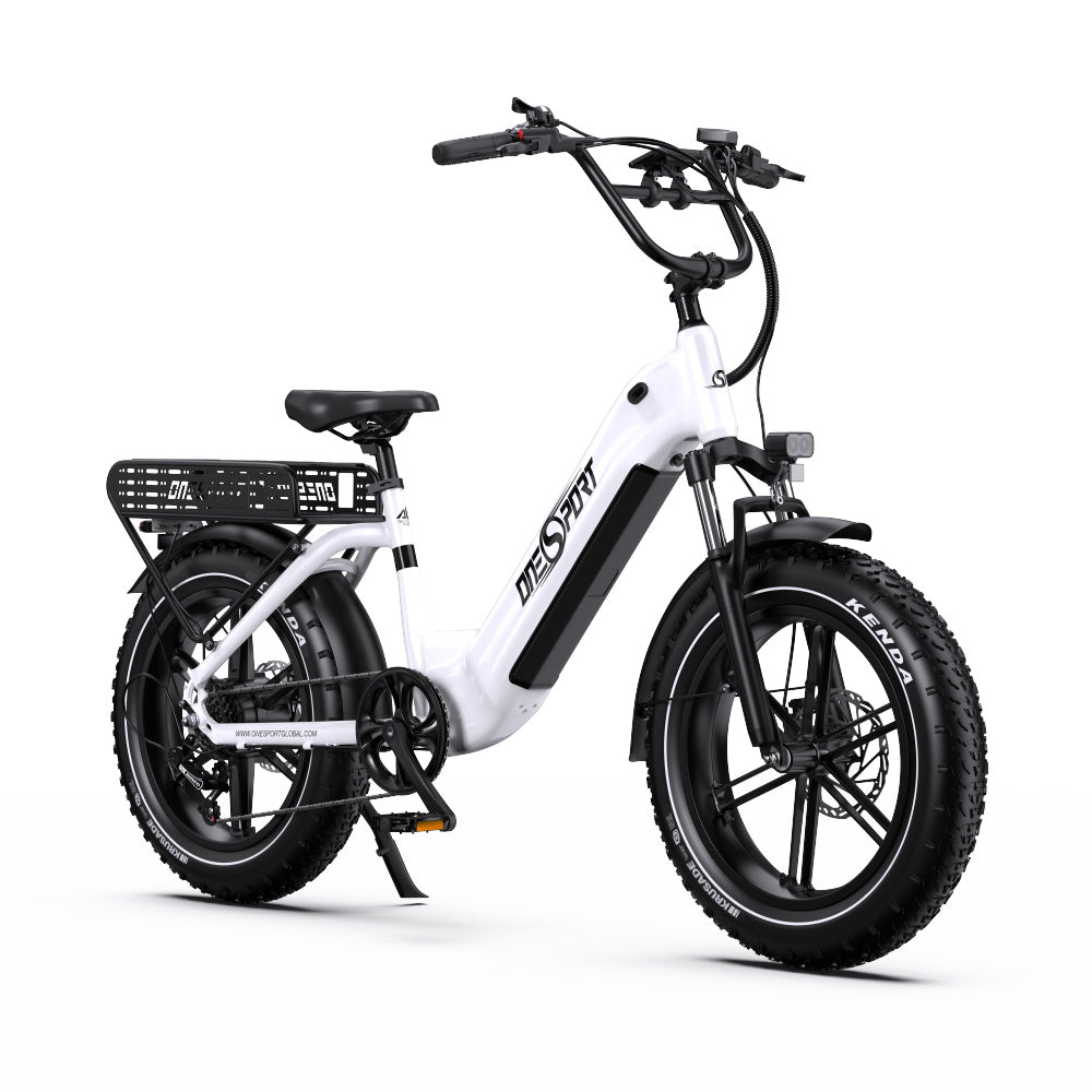 ONESPORT OT08 Vélo Électrique Tout-Terrain 20" Pneus Surdimensionnés Moteur 500W 48V 18Ah Batterie