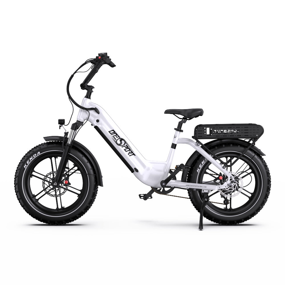 ONESPORT OT08 Vélo Électrique Tout-Terrain 20" Pneus Surdimensionnés Moteur 500W 48V 18Ah Batterie