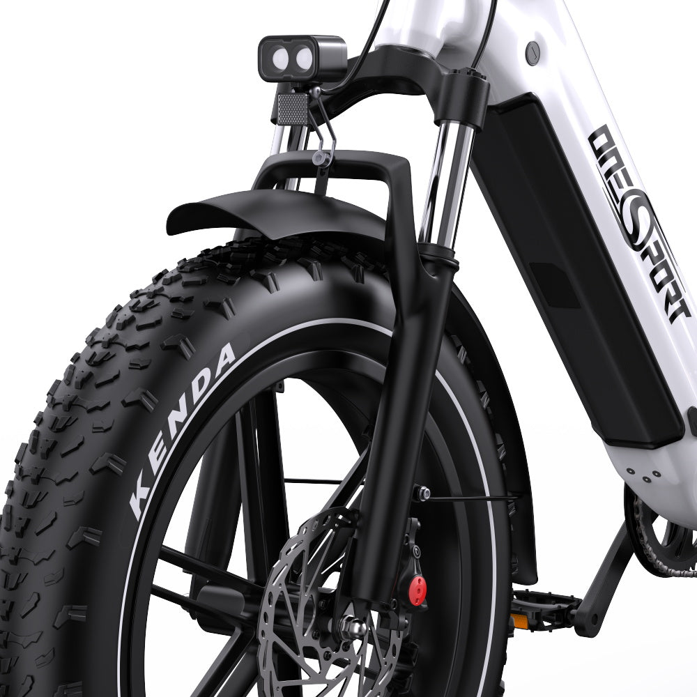 ONESPORT OT08 Vélo Électrique Tout-Terrain 20" Pneus Surdimensionnés Moteur 500W 48V 18Ah Batterie