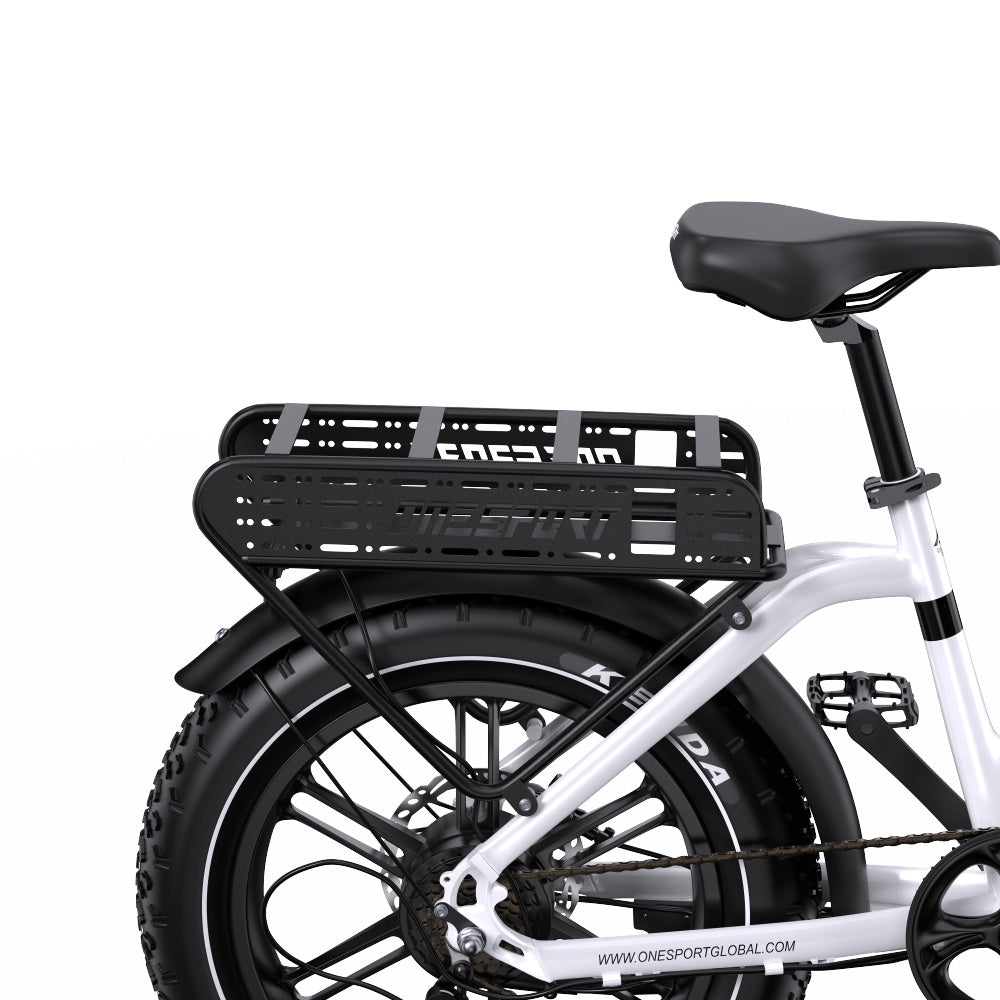 ONESPORT OT08 Vélo Électrique Tout-Terrain 20" Pneus Surdimensionnés Moteur 500W 48V 18Ah Batterie