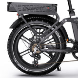 ONESPORT OT08PRO 20" Fat Tire vélo électrique à suspension intégrale Moteur 500W 48V 18Ah*2 Batterie double
