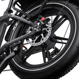 ONESPORT OT08PRO 20" Fat Tire vélo électrique à suspension intégrale Moteur 500W 48V 18Ah*2 Batterie double