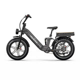ONESPORT OT08PRO 20" Fat Tire vélo électrique à suspension intégrale Moteur 500W 48V 18Ah*2 Batterie double