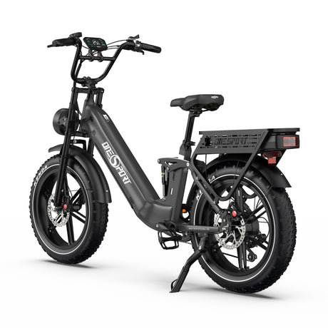 ONESPORT OT08PRO 20" Fat Tire vélo électrique à suspension intégrale Moteur 500W 48V 18Ah*2 Batterie double