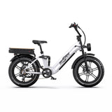 ONESPORT OT08PRO 20" Fat Tire vélo électrique à suspension intégrale Moteur 500W 48V 18Ah*2 Batterie double