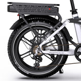 ONESPORT OT08PRO 20" Fat Tire vélo électrique à suspension intégrale Moteur 500W 48V 18Ah*2 Batterie double