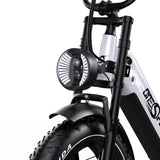 ONESPORT OT08PRO 20" Fat Tire vélo électrique à suspension intégrale Moteur 500W 48V 18Ah*2 Batterie double