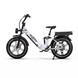 ONESPORT OT08PRO 20" Fat Tire vélo électrique à suspension intégrale Moteur 500W 48V 18Ah*2 Batterie double