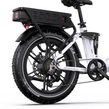 ONESPORT OT08PRO 20" Fat Tire vélo électrique à suspension intégrale Moteur 500W 48V 18Ah*2 Batterie double