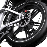 ONESPORT OT08PRO 20" Fat Tire vélo électrique à suspension intégrale Moteur 500W 48V 18Ah*2 Batterie double