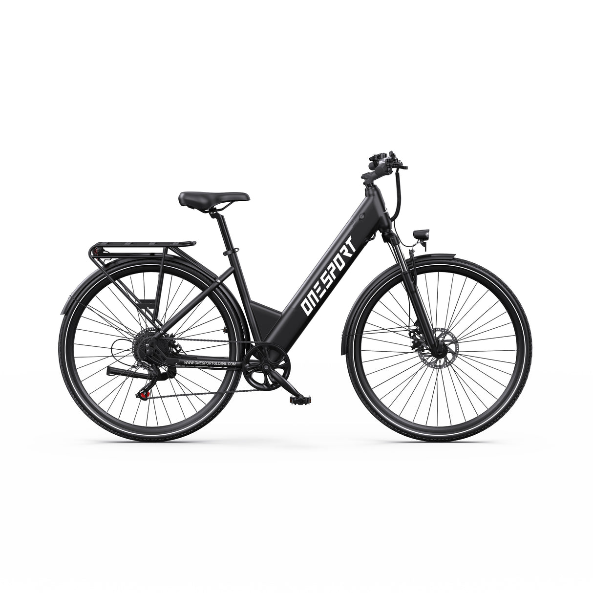 ONESPORT OT12 27.5" Vélo Électrique Urbain 250W Moteur 36V 13Ah Batterie Prise en Charge de l'App