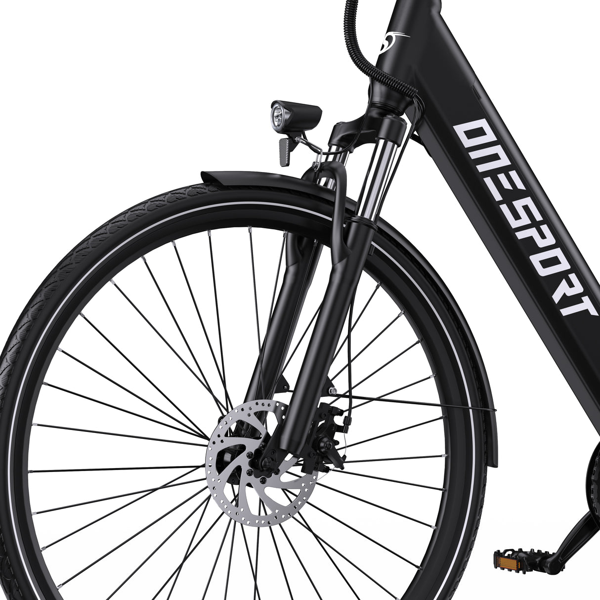 ONESPORT OT12 27.5" Vélo Électrique Urbain 250W Moteur 36V 13Ah Batterie Prise en Charge de l'App