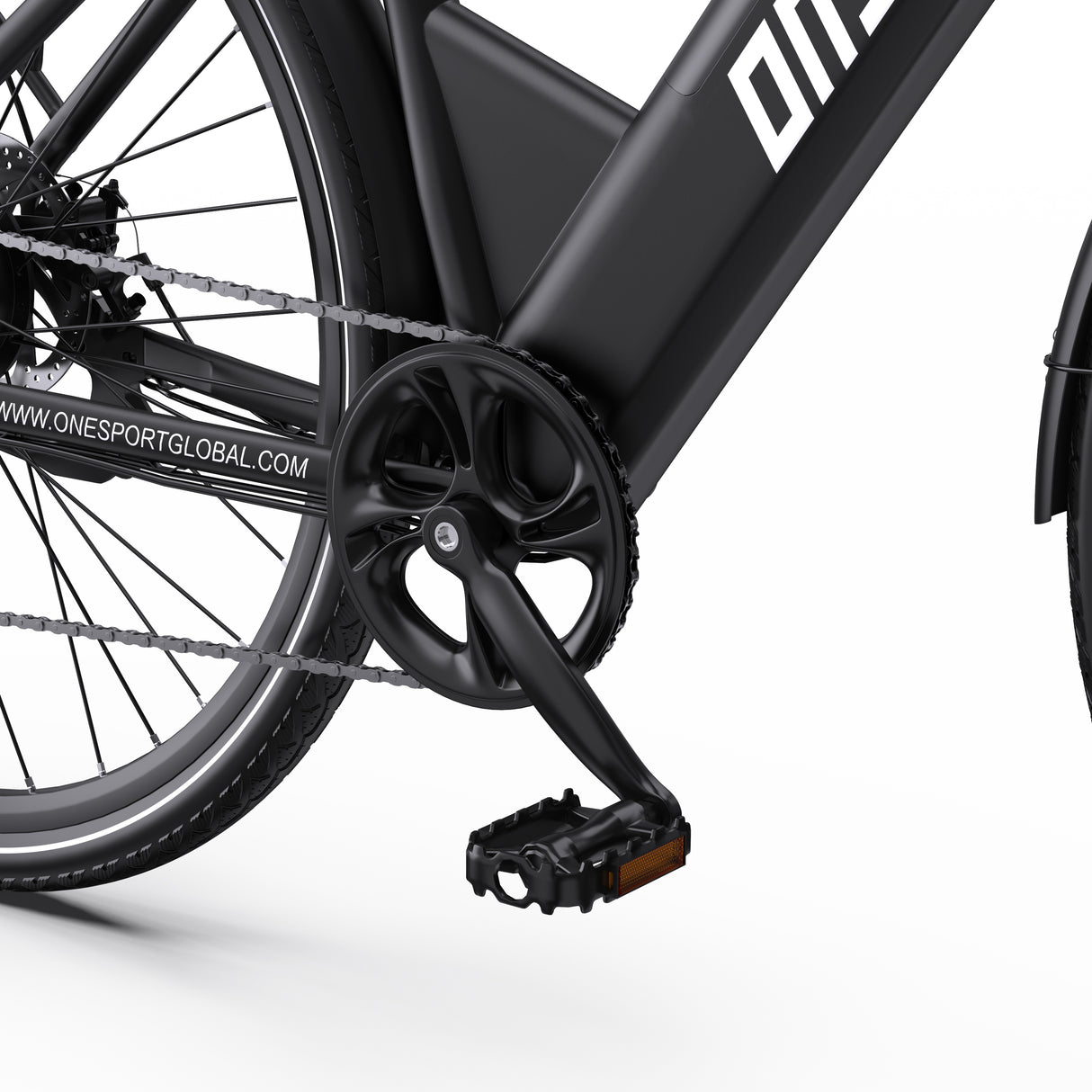 ONESPORT OT12 27.5" Vélo Électrique Urbain 250W Moteur 36V 13Ah Batterie Prise en Charge de l'App
