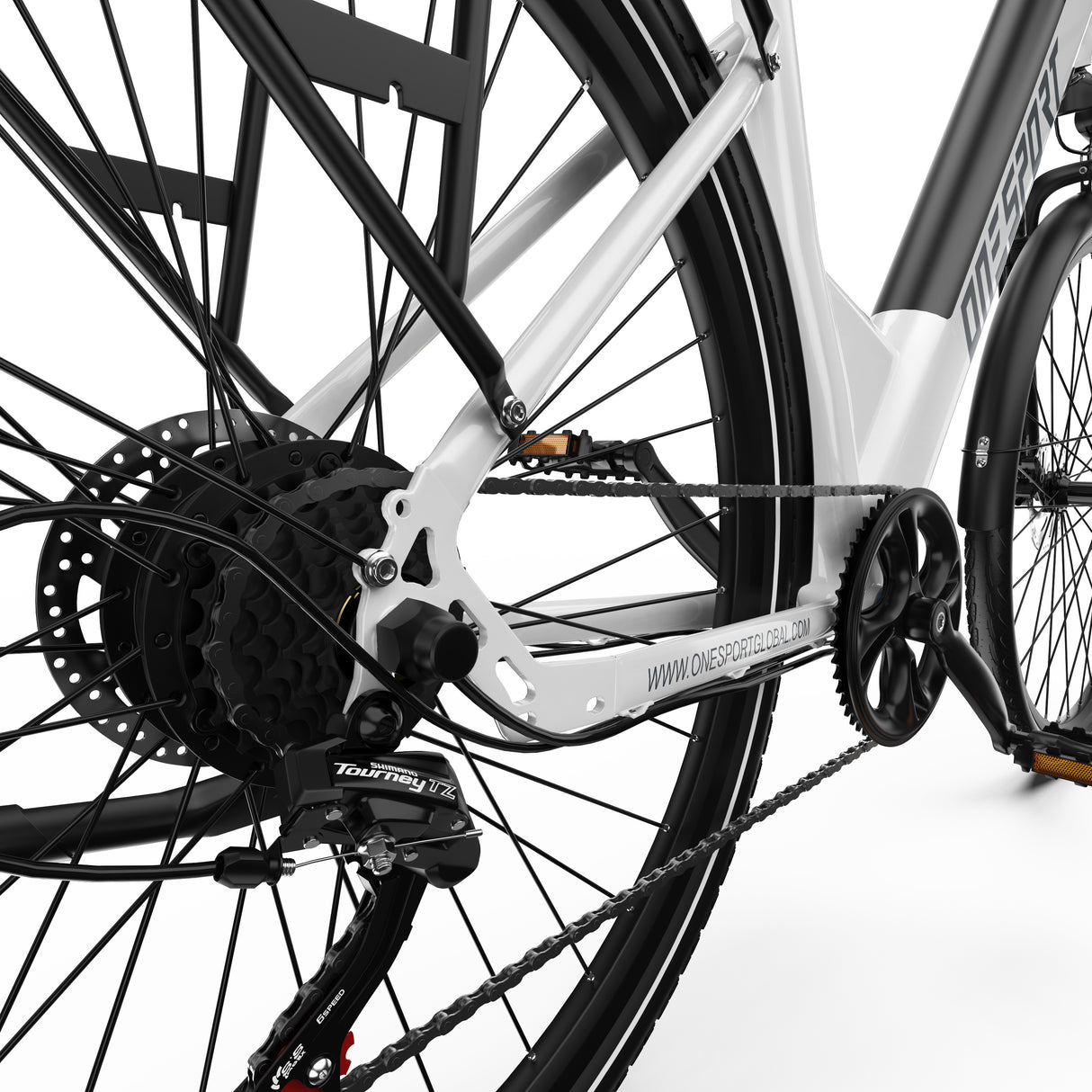 ONESPORT OT12 27.5" Vélo Électrique Urbain 250W Moteur 36V 13Ah Batterie Prise en Charge de l'App