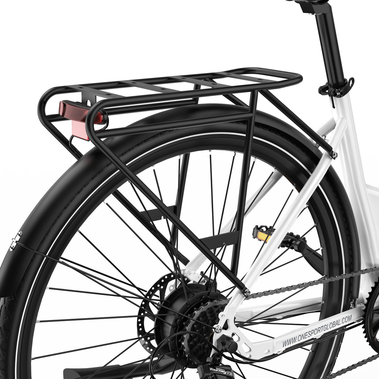 ONESPORT OT12 27.5" Vélo Électrique Urbain 250W Moteur 36V 13Ah Batterie Prise en Charge de l'App