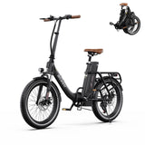 ONESPORT OT16 PRO 20" Vélo électrique pliant 250W Moteur 48V 17Ah Batterie