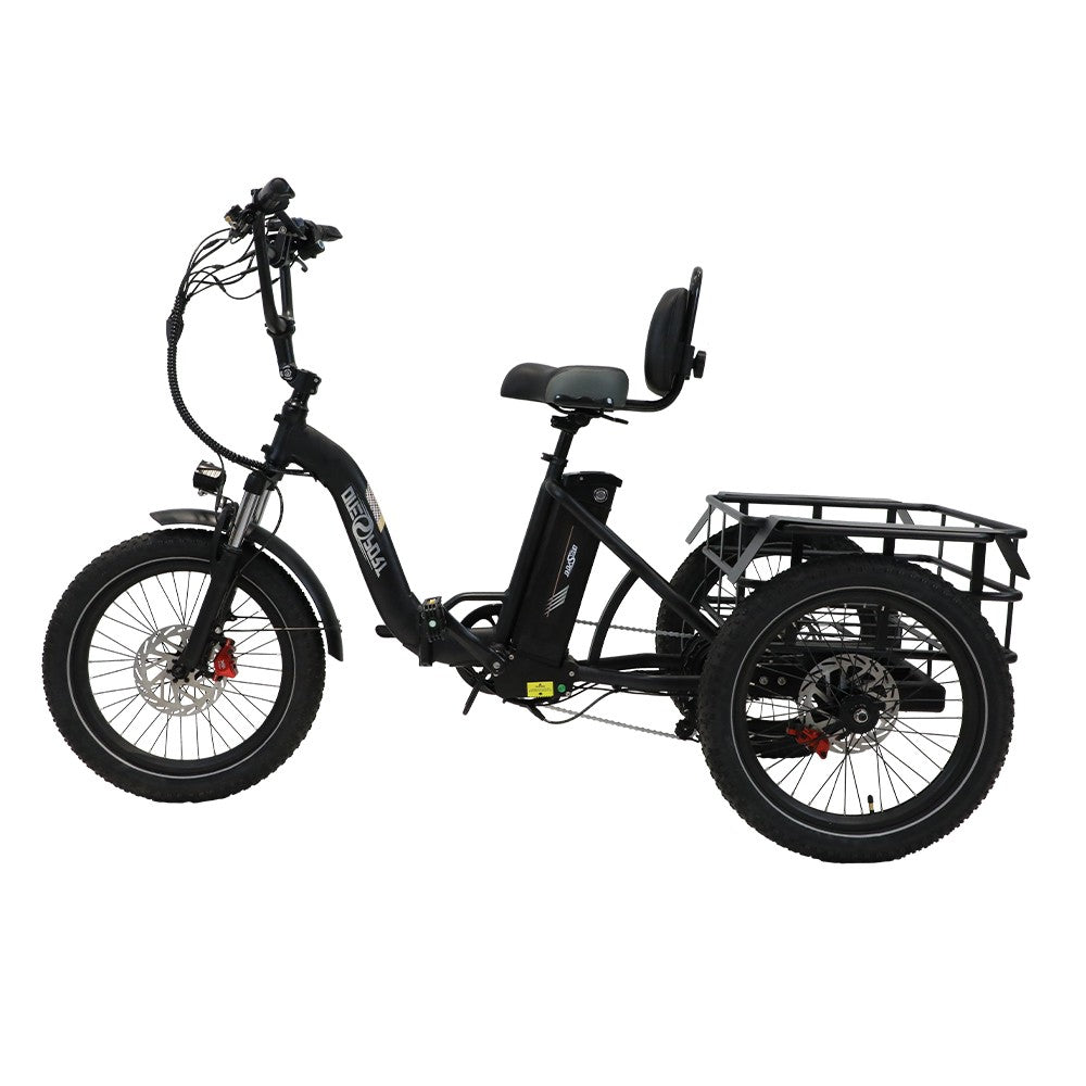 ONESPORT OT30 20" Tricycle électrique cargo à enjambement 500W Moteur 48V 13Ah Batterie