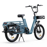 ONESPORT OT01 20" Vélo électrique Step-Through Longtail Cargo 650W Moteur 48V 27Ah Batterie