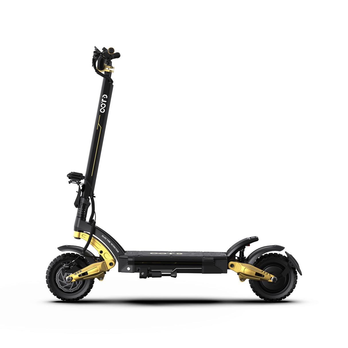 OOTD S30 Trottinette Electrique Tout Terrain 10 Pouces 1200W*2 Double Moteur 52V 23.4Ah Batterie