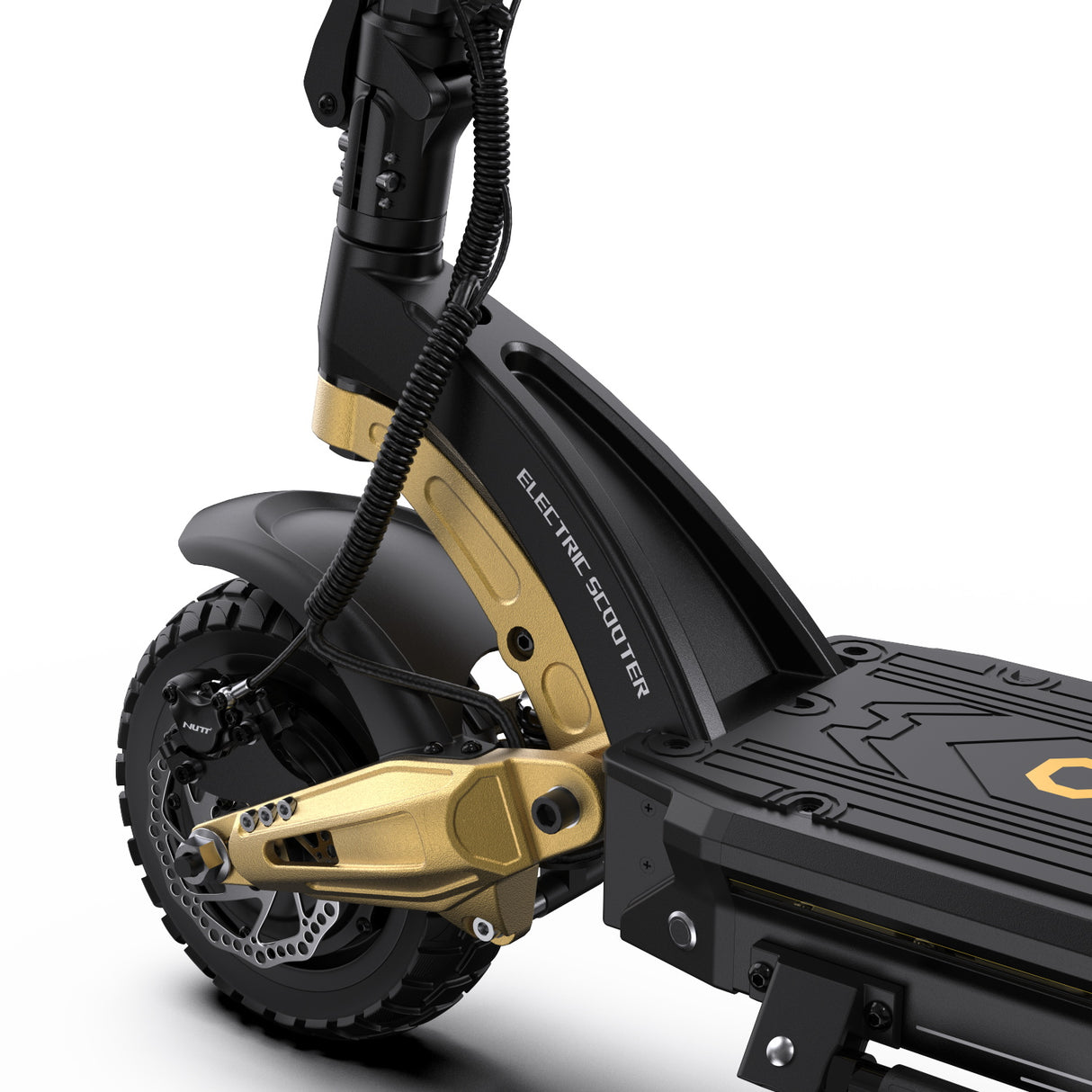 OOTD S30 Trottinette Electrique Tout Terrain 10 Pouces 1200W*2 Double Moteur 52V 23.4Ah Batterie