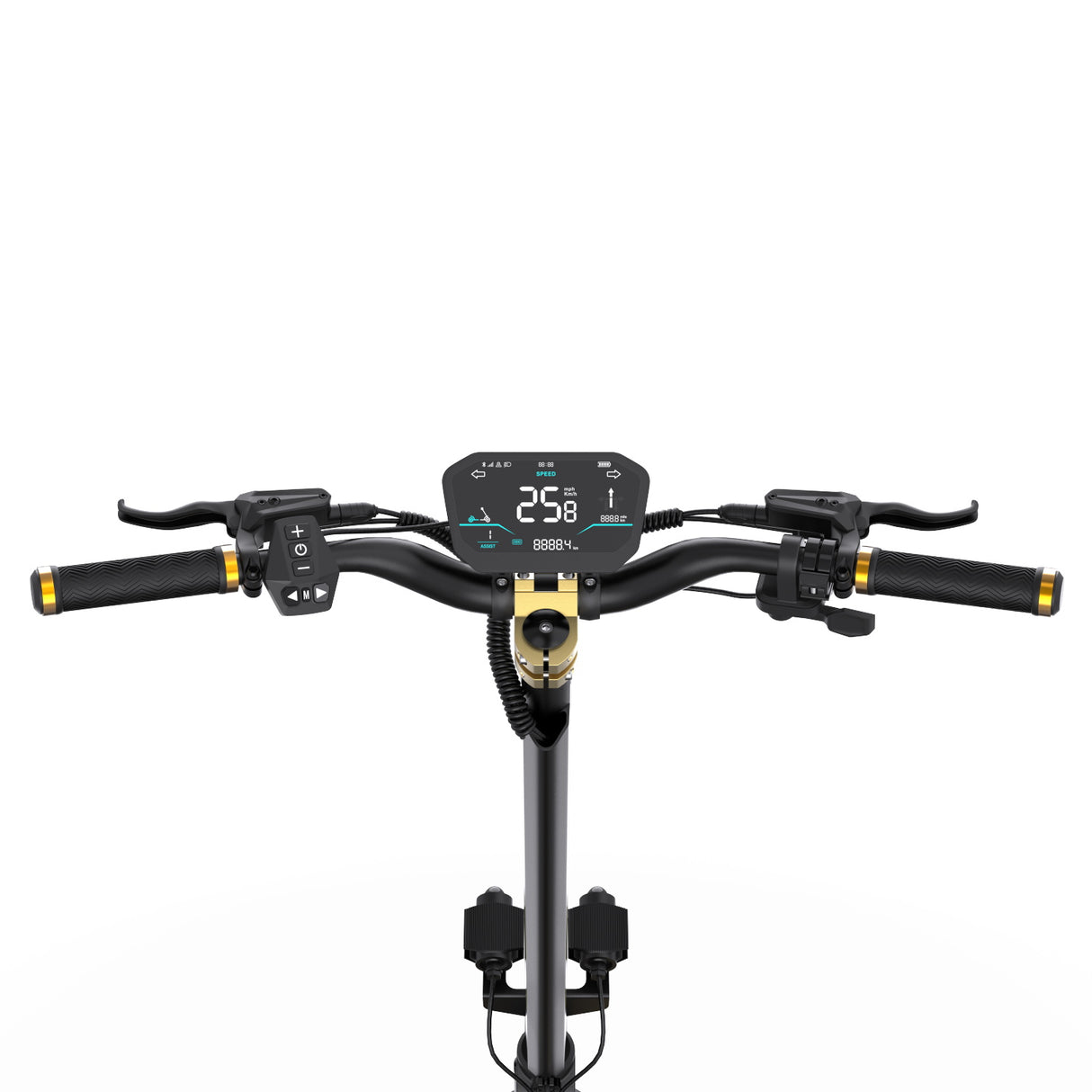 OOTD S30 Trottinette Electrique Tout Terrain 10 Pouces 1200W*2 Double Moteur 52V 23.4Ah Batterie