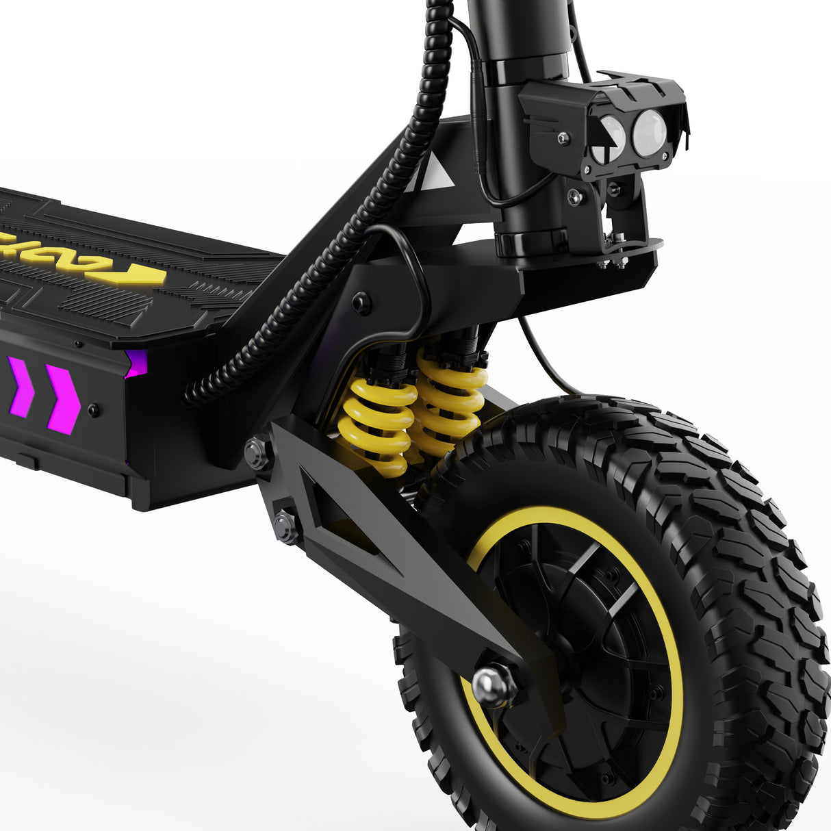 OOTD T10 Pro 11" Trottinette électrique tout-terrain Moteur 2600W 52V 23.4Ah Batterie