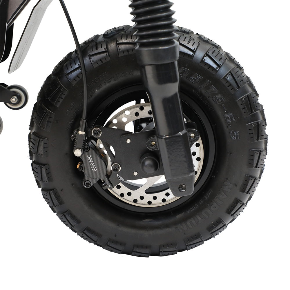 OOTD T30 13" Scooter 3 roues tout-terrain 1600W*2 Moteur double 60V 31.2Ah Batterie