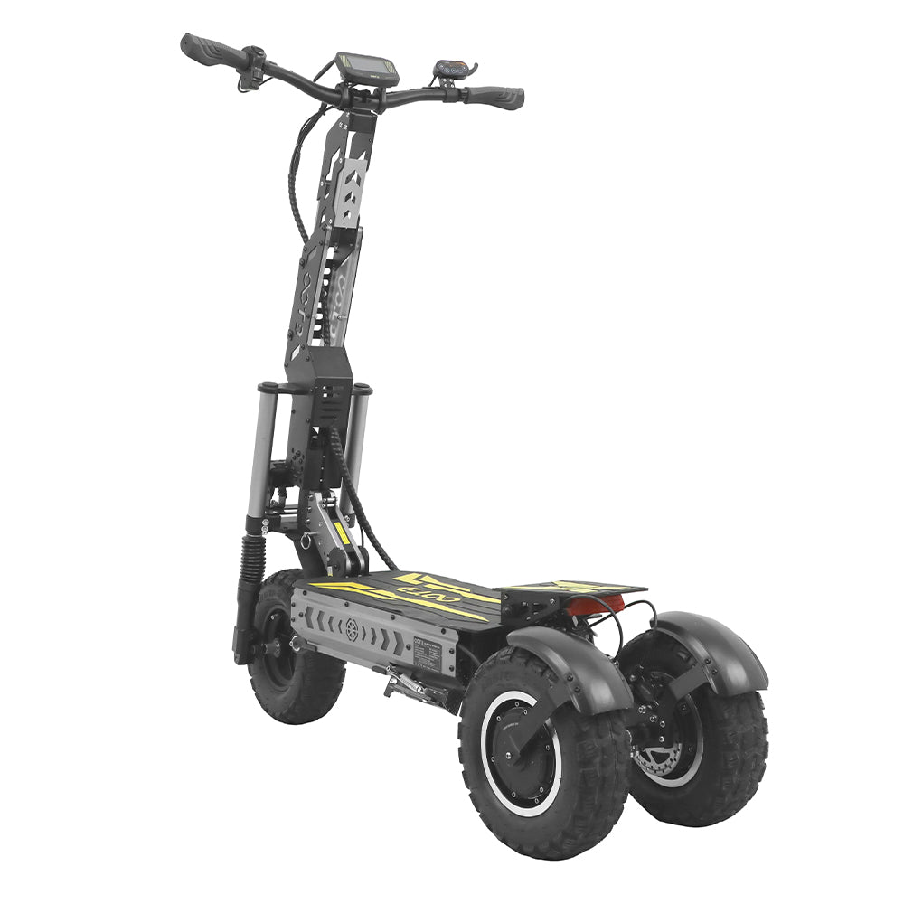 OOTD T30 13" Scooter 3 roues tout-terrain 1600W*2 Moteur double 60V 31.2Ah Batterie