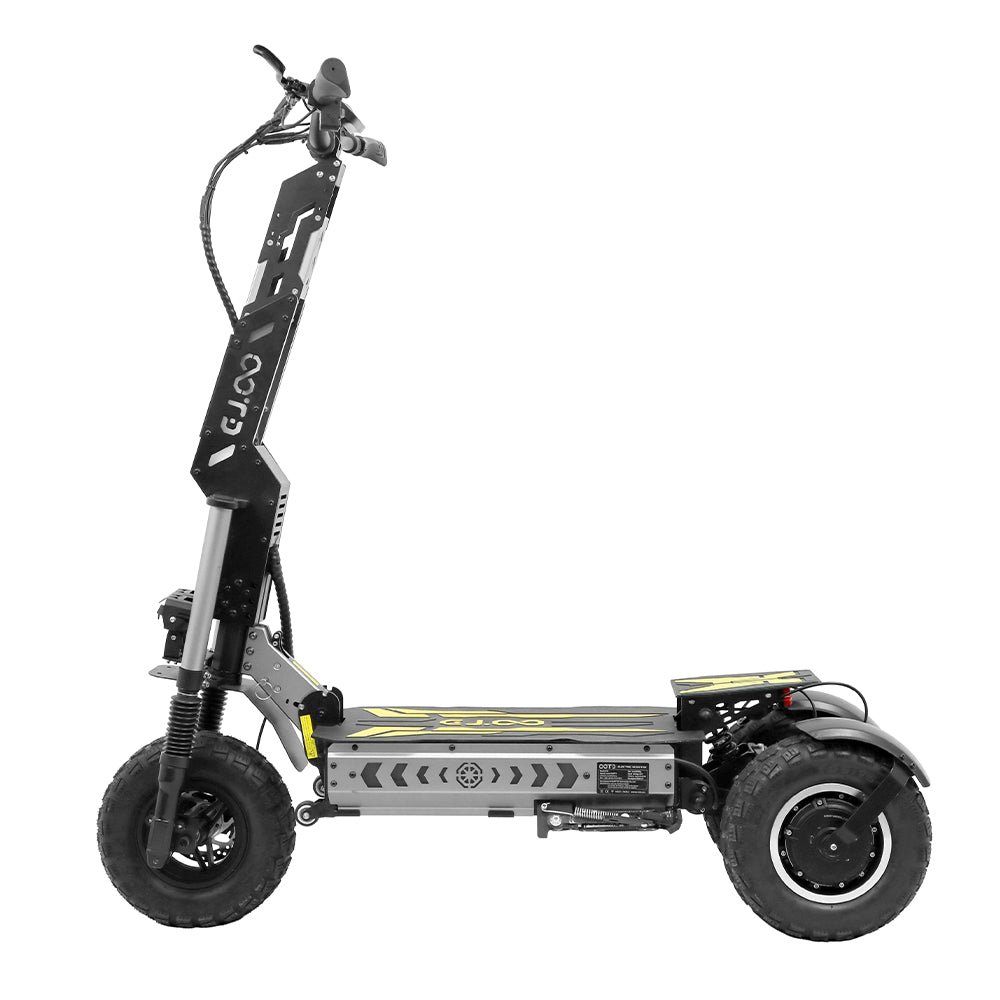 OOTD T30 13" Scooter 3 roues tout-terrain 1600W*2 Moteur double 60V 31.2Ah Batterie