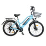 ORLMS CITY BIKE Vélo électrique pour femmes 26“ cadre bas Moteur 500W 48V 15AH Batterie