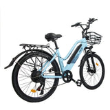 ORLMS CITY BIKE Vélo électrique pour femmes 26“ cadre bas Moteur 500W 48V 15AH Batterie