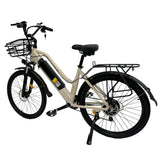 ORLMS CITY BIKE Vélo électrique pour femmes 26“ cadre bas Moteur 500W 48V 15AH Batterie