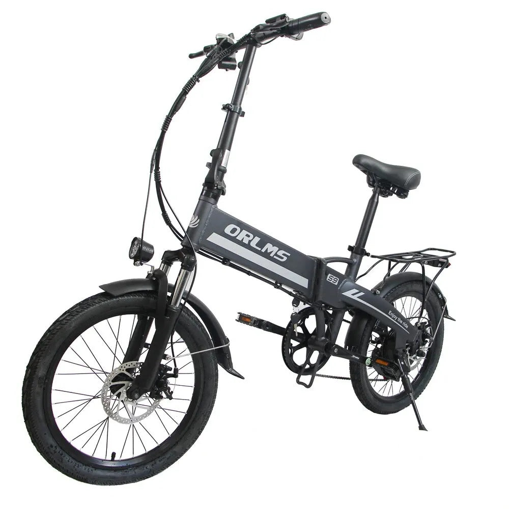 ORLMS S9 Vélo électrique City Commuter 20" Moteur 500W 48V 13Ah Batterie