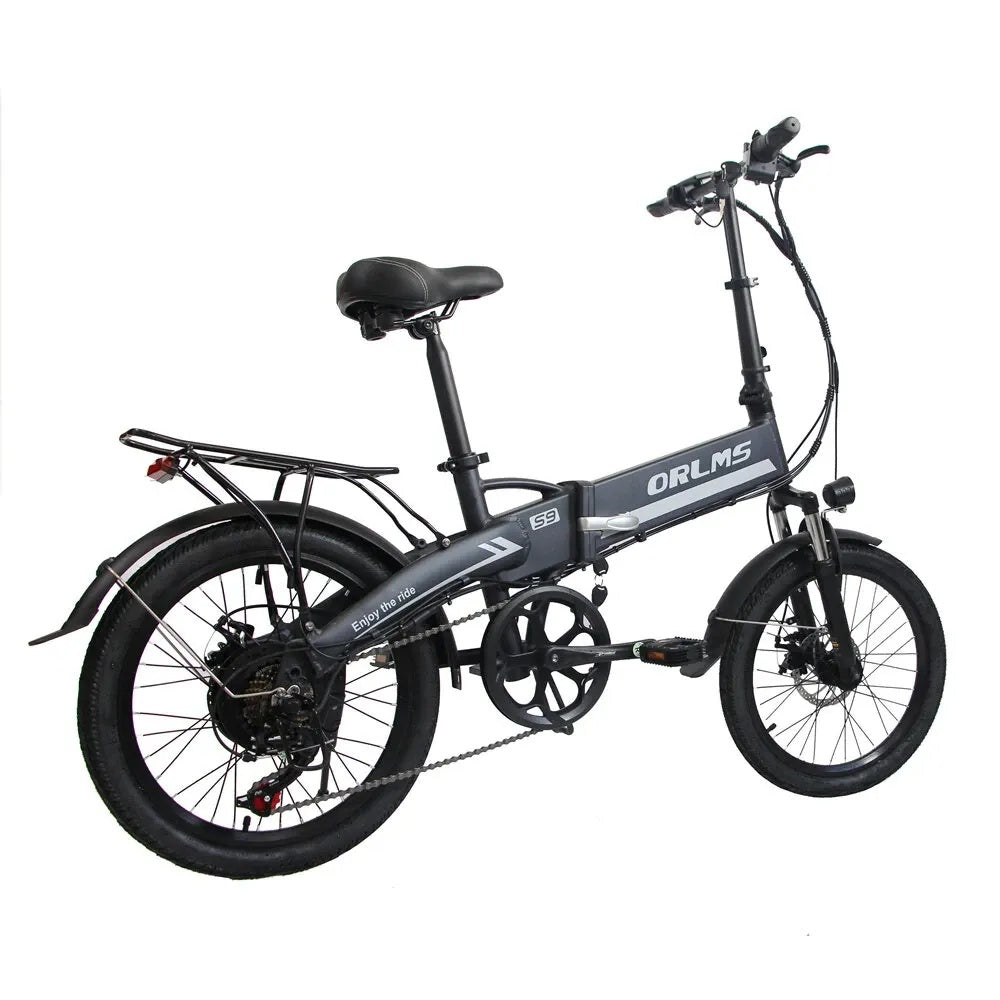 ORLMS S9 Vélo électrique City Commuter 20" Moteur 500W 48V 13Ah Batterie