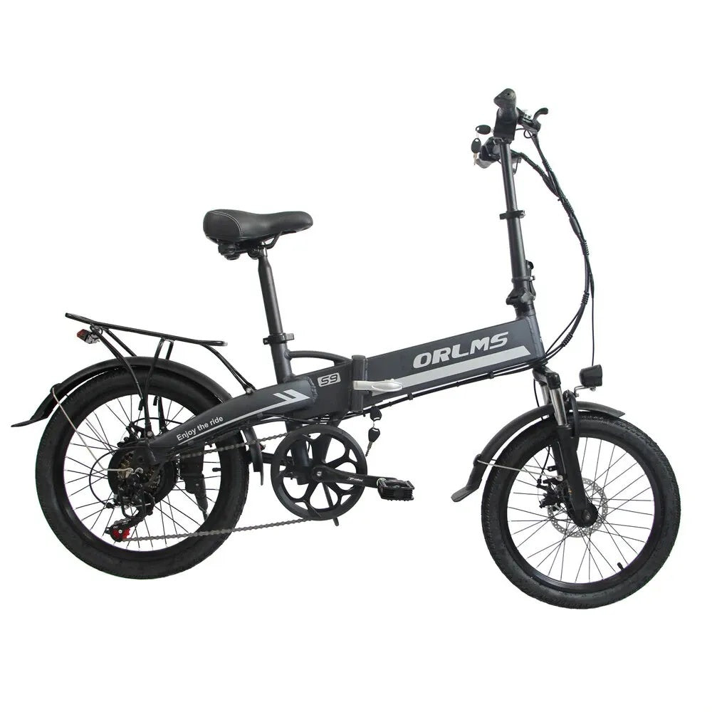 ORLMS S9 Vélo électrique City Commuter 20" Moteur 500W 48V 13Ah Batterie