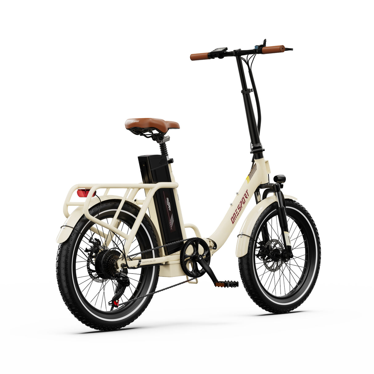 ONESPORT OT16-2 20" Vélo électrique Pliant 250W Moteur 48V 17Ah Batterie Application de soutien