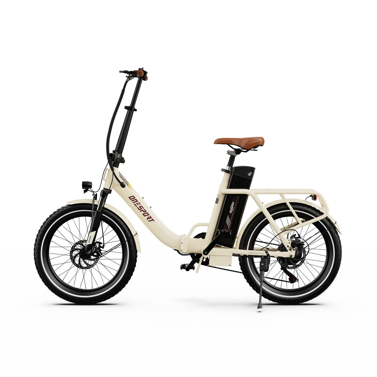 ONESPORT OT16-2 20" Vélo électrique Pliant 250W Moteur 48V 17Ah Batterie Application de soutien