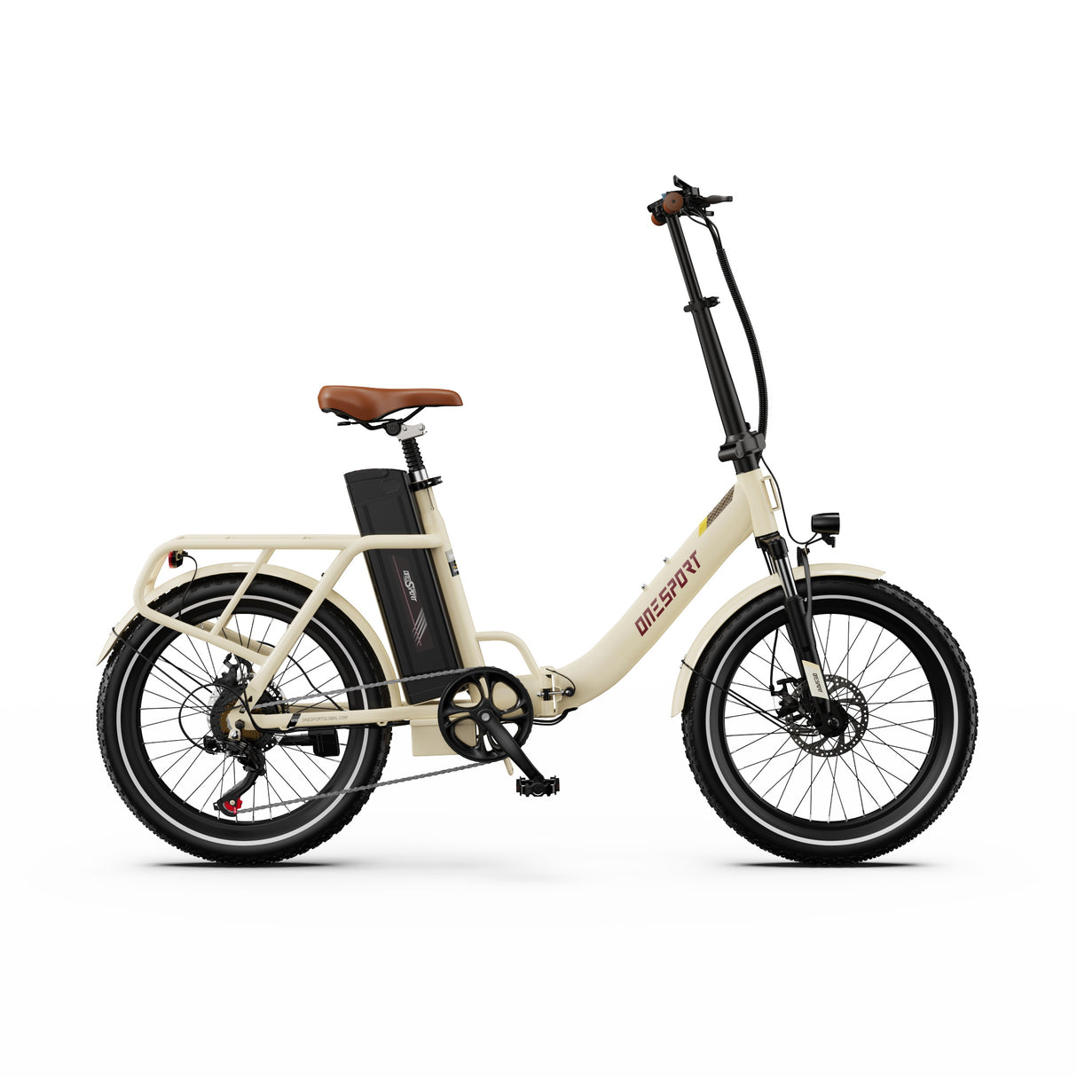 ONESPORT OT16-2 20" Vélo électrique Pliant 250W Moteur 48V 17Ah Batterie Application de soutien