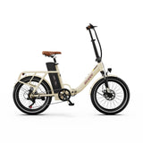 ONESPORT OT16-2 20" Vélo électrique Pliant 250W Moteur 48V 17Ah Batterie Application de soutien