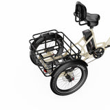 ONESPORT OT30 PRO 20" Tricycle Électrique Pliable 3 Roues Moteur 500W 48V 18Ah Batterie