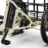ONESPORT OT30 PRO 20" Tricycle Électrique Pliable 3 Roues Moteur 500W 48V 18Ah Batterie