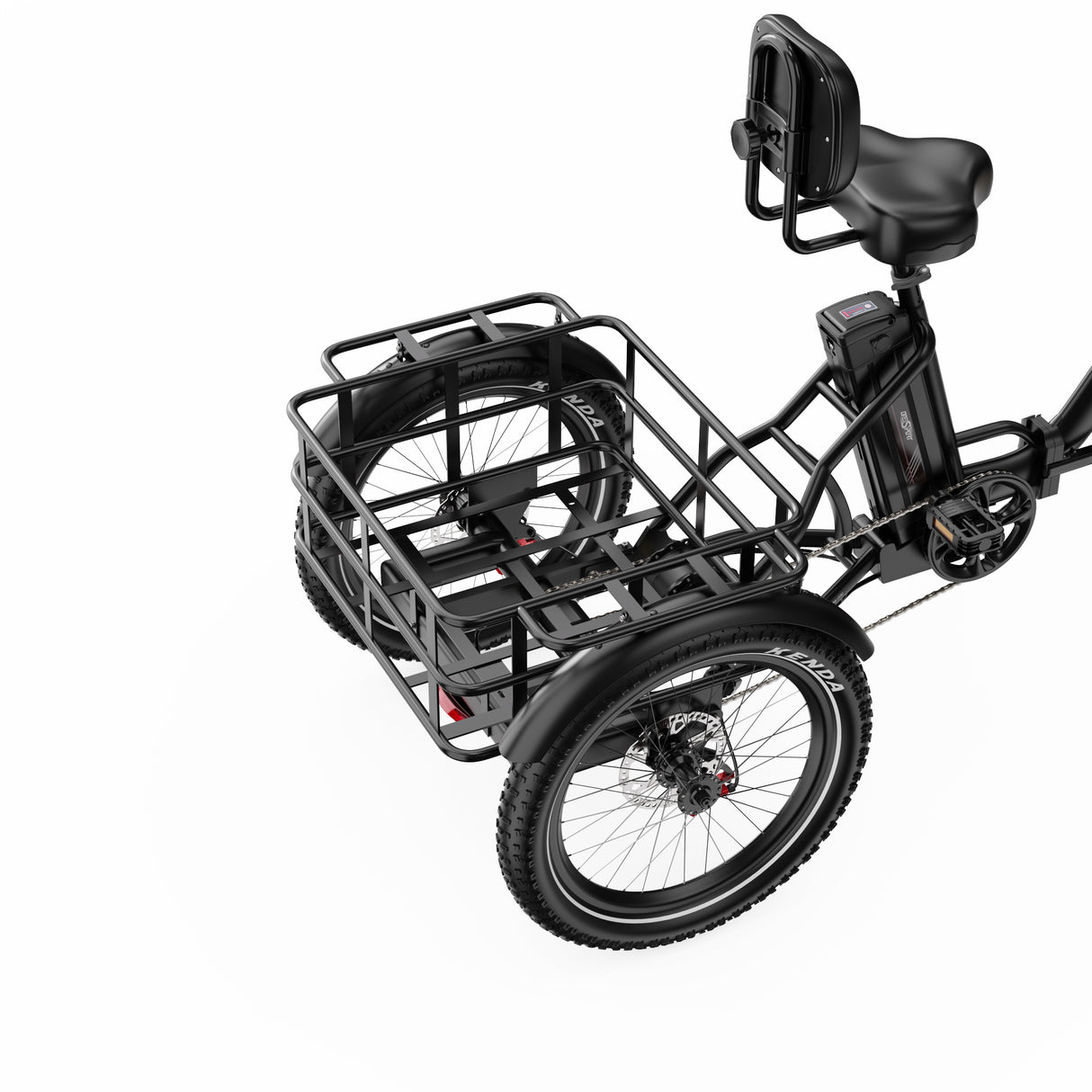 ONESPORT OT30 PRO 20" Tricycle Électrique Pliable 3 Roues Moteur 500W 48V 18Ah Batterie
