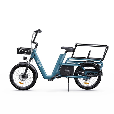 ONESPORT OT01 20" Vélo électrique Step-Through Longtail Cargo 650W Moteur 48V 27Ah Batterie
