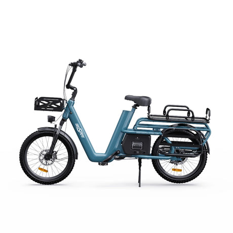ONESPORT OT01 20" Vélo électrique Step-Through Longtail Cargo 650W Moteur 48V 27Ah Batterie