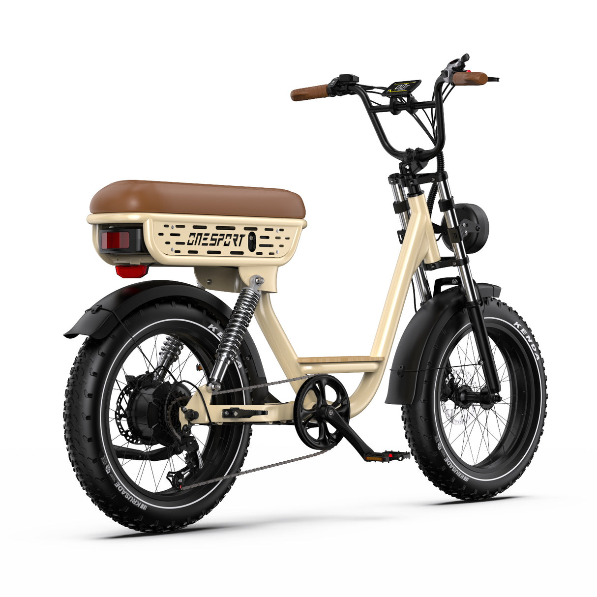 ONESPORT W77 20" Vélo Électrique Rétro 500W Moteur 48V 18Ah Batterie
