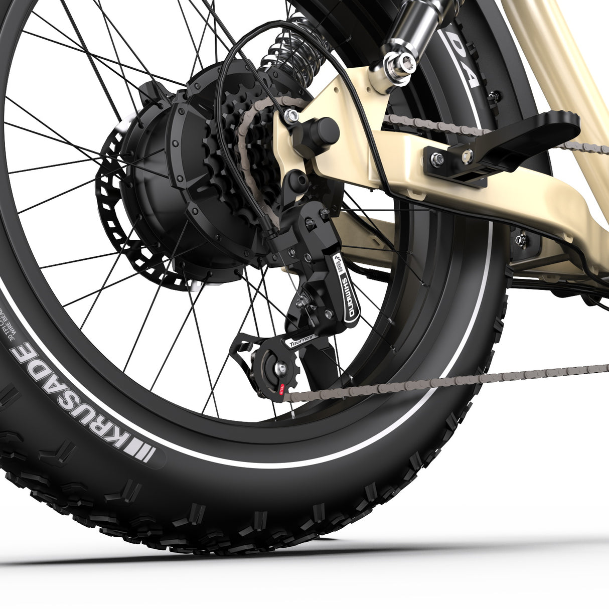 ONESPORT W77 20" Vélo Électrique Rétro 500W Moteur 48V 18Ah Batterie